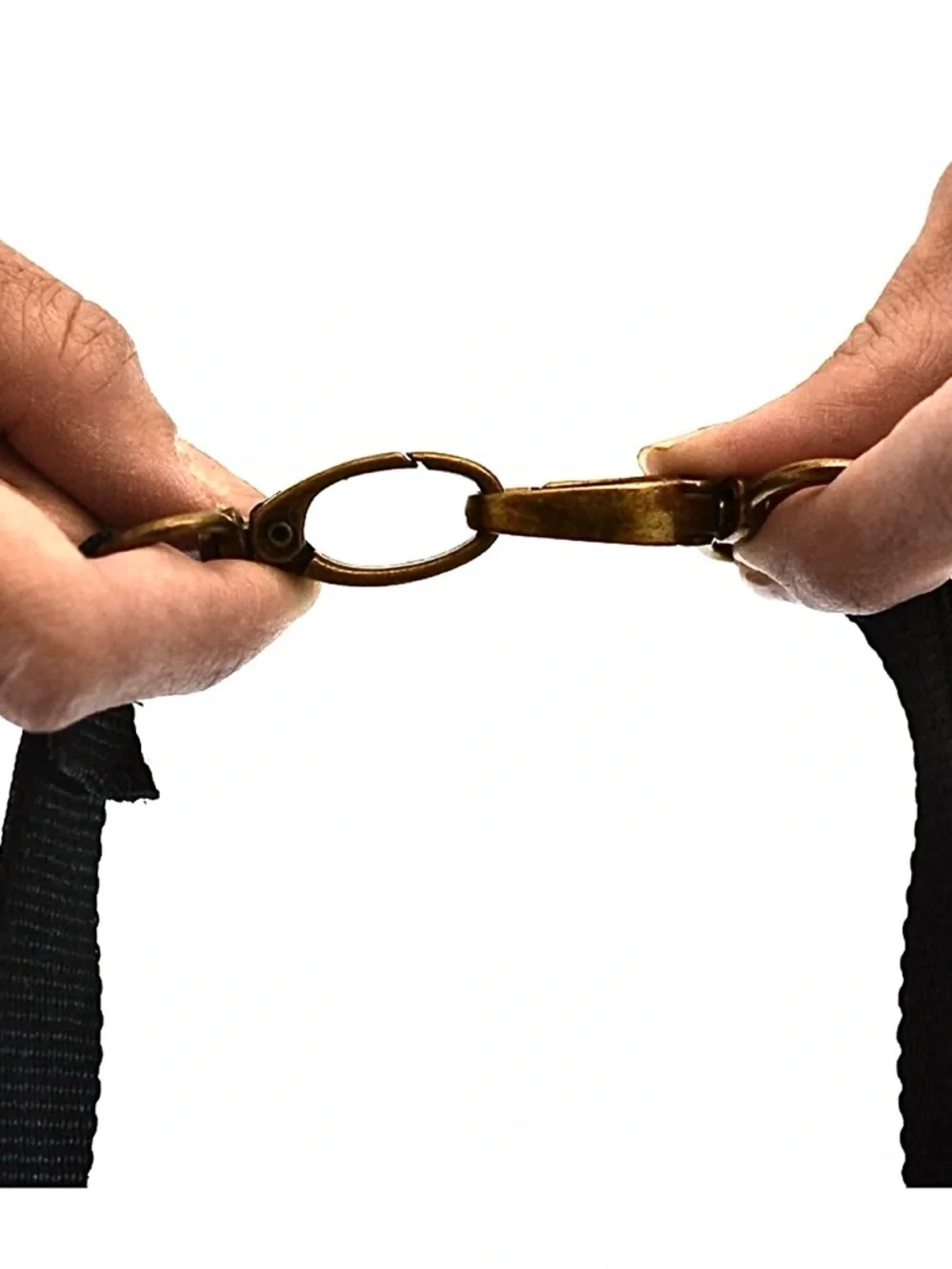 Kantero White Silver Glitter Backpack and Crossbody Bag with Black Straps NWOT - Picture 11 of 12